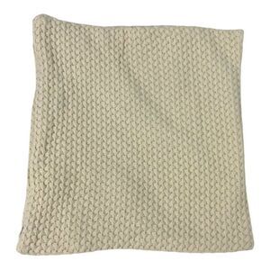 SouthShore Fine Linens Knit Decorative Accent Pillow Cover Oatmeal 15"x15" NWOT
